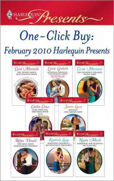 One click buy: February 2010 Harlequin presents [electronic resource].