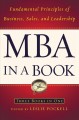 MBA in a book fundamental principles of business, sales, and leadership  Cover Image